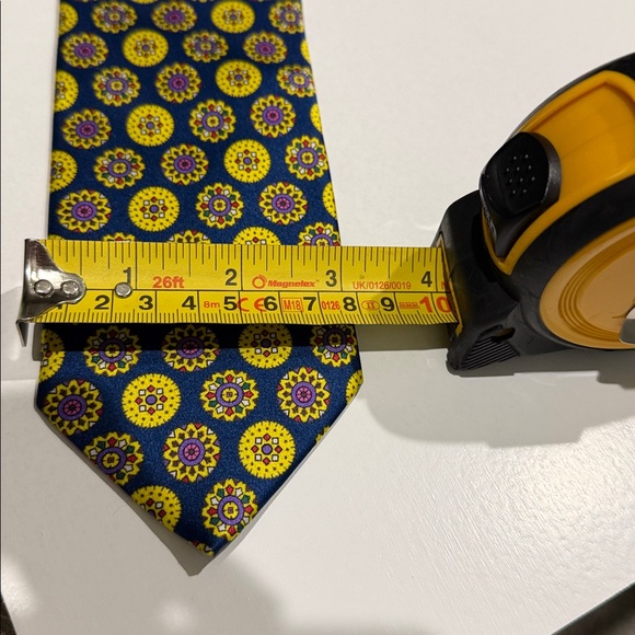 Dolcepunta set of 6 wardrobe Men's Designer Silk Ties - Multicolor - Picture 9 of 12